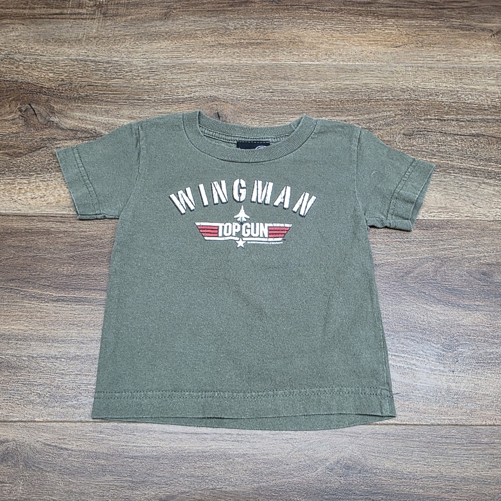 Vintage Top Gun Movie Wingman Toddler Shirt SIZE: 24 Months